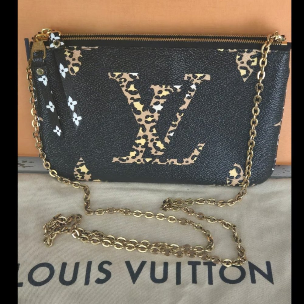 Louis Vuitton Double Pochette Jungle Limited Edition 2019.  ///SOLD///SOLD///
